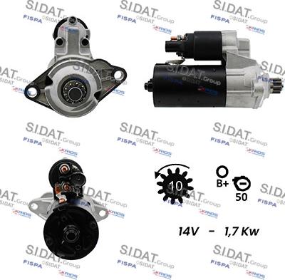 Sidat S12BH0116A2 - Стартер autosila-amz.com