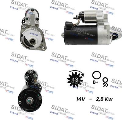 Sidat S12BH0189A2 - Стартер autosila-amz.com