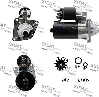 Sidat S12BH0183A2 - Стартер autosila-amz.com