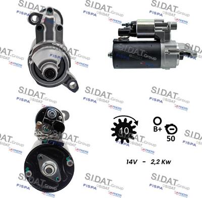 Sidat S12BH0340A2 - Стартер autosila-amz.com