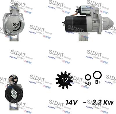 Sidat S12BH0343A2 - Стартер autosila-amz.com