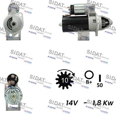 Sidat S12BH0389A2 - Стартер autosila-amz.com