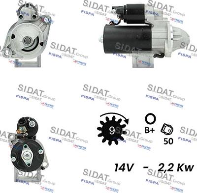 Sidat S12BH0337A2 - Стартер autosila-amz.com