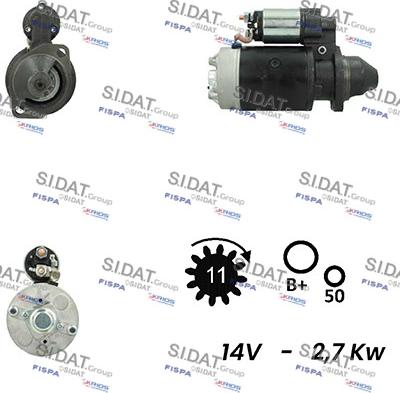 Sidat S12BH0287A2 - Стартер autosila-amz.com