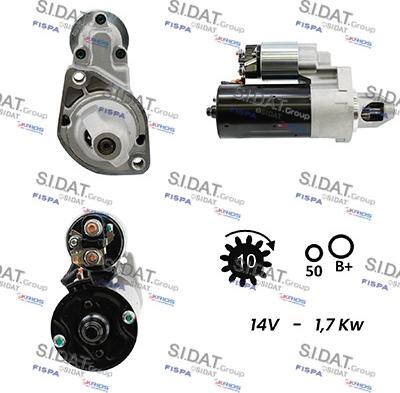 Sidat S12BH0273A2 - Стартер autosila-amz.com