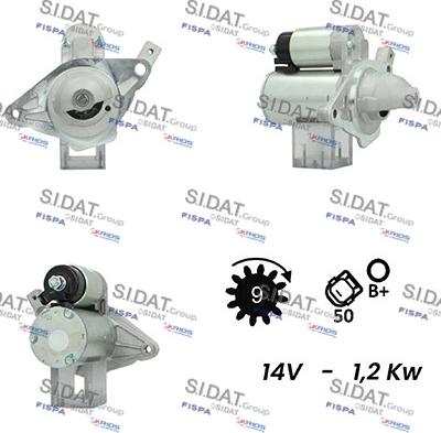 Sidat S12DE0594A2 - Стартер autosila-amz.com