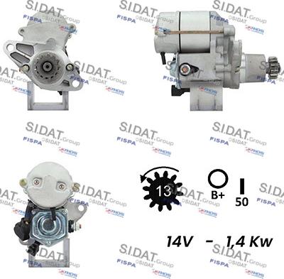 Sidat S12DE0586A2 - Стартер autosila-amz.com