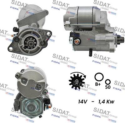 Sidat S12DE0079A2 - Стартер autosila-amz.com