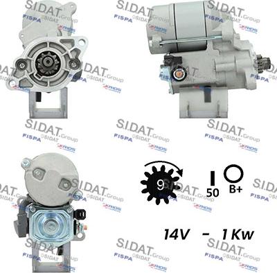 Sidat S12DE0158A2 - Стартер autosila-amz.com