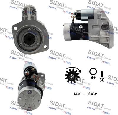 Sidat S12HT0034 - Стартер autosila-amz.com