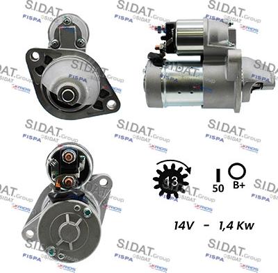 Sidat S12HT0037 - Стартер autosila-amz.com