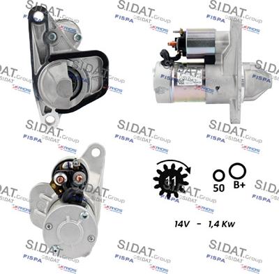 Sidat S12HT0865 - Стартер autosila-amz.com