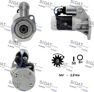 Sidat S12HT0817A2 - Стартер autosila-amz.com