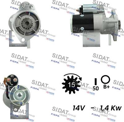 Sidat S12HT0312A2 - Стартер autosila-amz.com