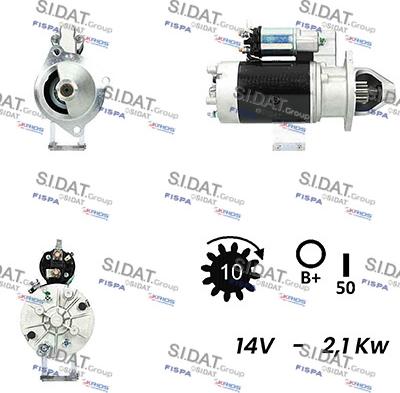 Sidat S12LU0495A2 - Стартер autosila-amz.com