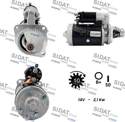 Sidat S12LU0860A2 - Стартер autosila-amz.com