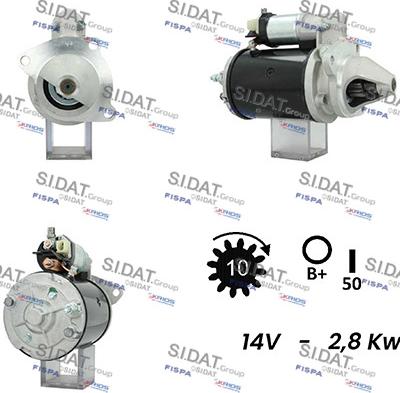 Sidat S12LU0380A2 - Стартер autosila-amz.com