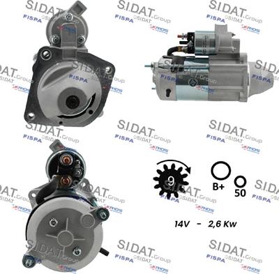 Sidat S12MA0146 - Стартер autosila-amz.com