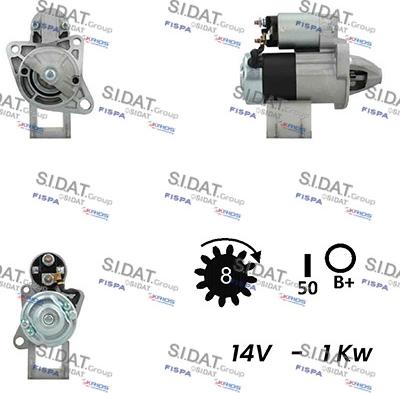 Sidat S12MH0543A2 - Стартер autosila-amz.com