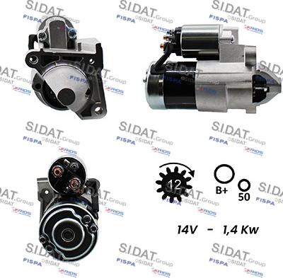 Sidat S12MH0063A2 - Стартер autosila-amz.com