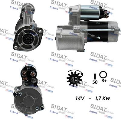 Sidat S12MH0130A2 - Стартер autosila-amz.com