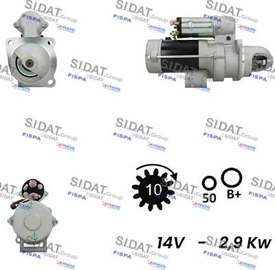 Sidat S12NK0355A2 - Стартер autosila-amz.com