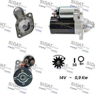 Sidat S12VA0554 - Стартер autosila-amz.com