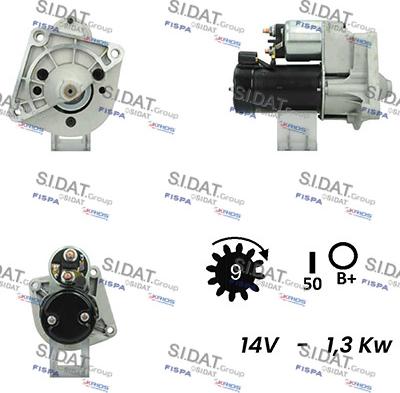 Sidat S12VA0686A2 - Стартер autosila-amz.com