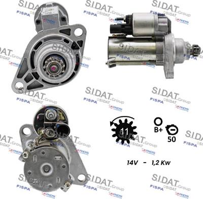 Sidat S12VA0632 - Стартер autosila-amz.com