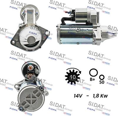 Sidat S12VA0084A2 - Стартер autosila-amz.com