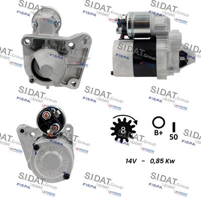 Sidat S12VA0101A2 - Стартер autosila-amz.com