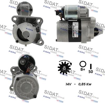 Sidat S12VA0101 - Стартер autosila-amz.com