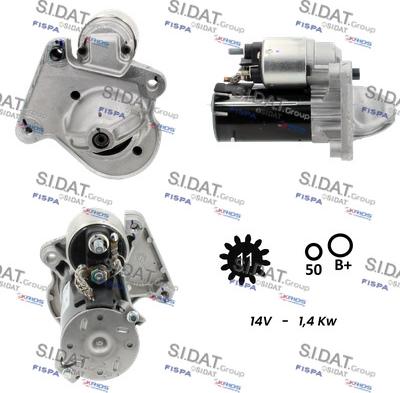 Sidat S12VA0102 - Стартер autosila-amz.com