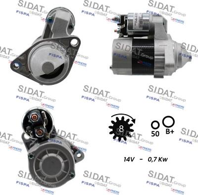 Sidat S12VA0132 - Стартер autosila-amz.com