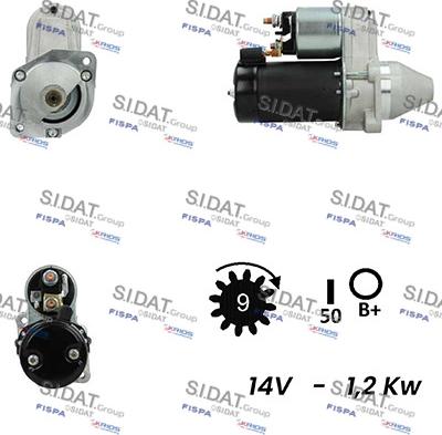 Sidat S12VA0236 - Стартер autosila-amz.com