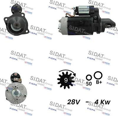 Sidat S24BH0055A2 - Стартер autosila-amz.com