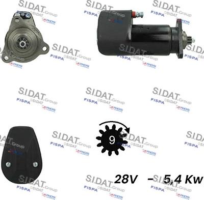 Sidat S24BH0058A2 - Стартер autosila-amz.com