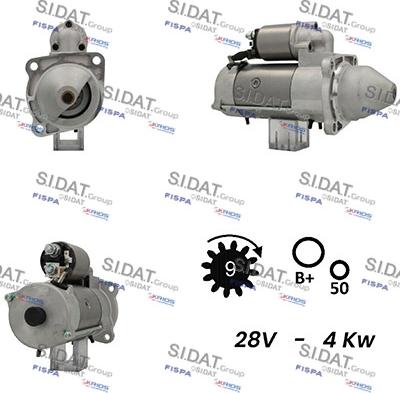 Sidat S24BH0052A2 - Стартер autosila-amz.com