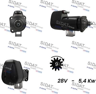 Sidat S24BH0020A2 - Стартер autosila-amz.com