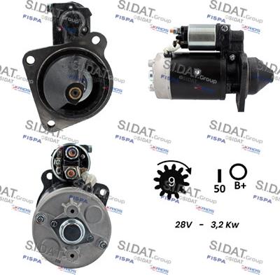 Sidat S24BH0157A2 - Стартер autosila-amz.com