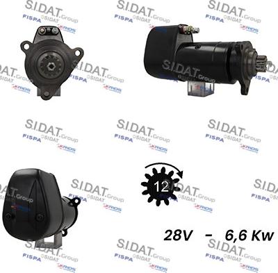 Sidat S24BH0101A2 - Стартер autosila-amz.com