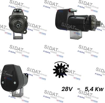 Sidat S24BH0102A2 - Стартер autosila-amz.com