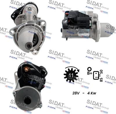 Sidat S24BH0117A2 - Стартер autosila-amz.com