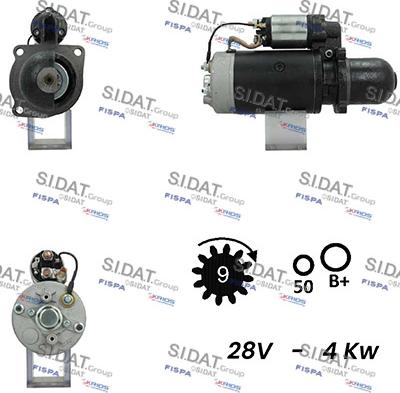 Sidat S24BH0121A2 - Стартер autosila-amz.com