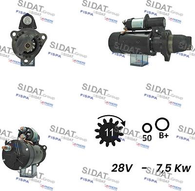 Sidat S24DR0088A2 - Стартер autosila-amz.com