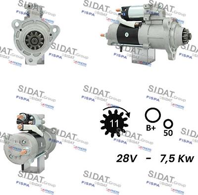 Sidat S24MH0083A2 - Стартер autosila-amz.com