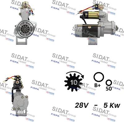 Sidat S24MH0033A2 - Стартер autosila-amz.com