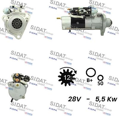 Sidat S24MH0026A2 - Стартер autosila-amz.com