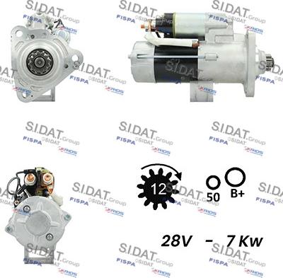 Sidat S24MH0071 - Стартер autosila-amz.com