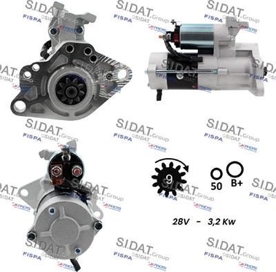 Sidat S24MH0159A2 - Стартер autosila-amz.com